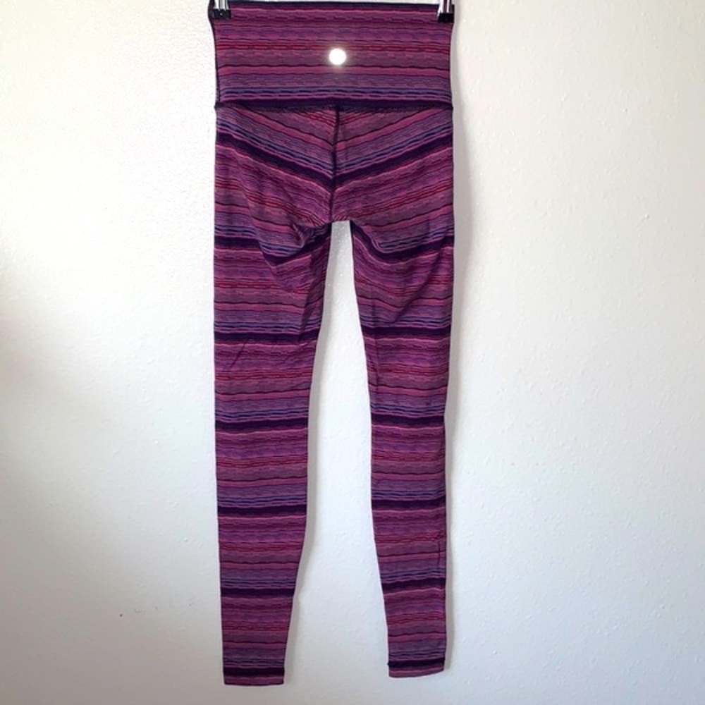 Lululemon Wunder Under Pant (Hi-Rise)Space Dye Twist Naval Blue Very Lig…